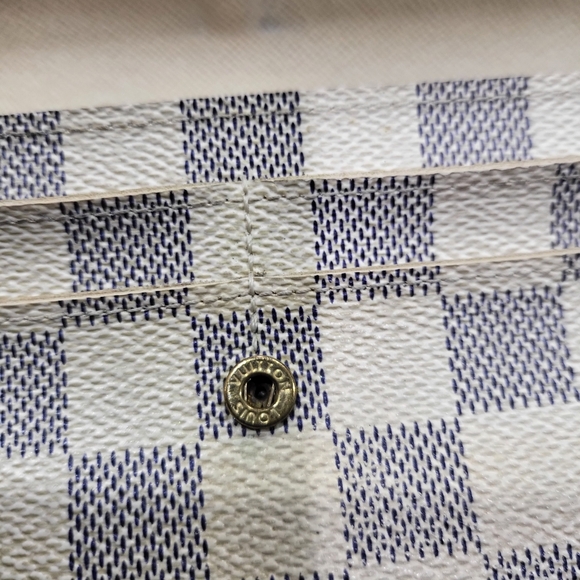 Louis Vuitton Damier Azur Canvas Sarah Long Wallet - Picture 11 of 11